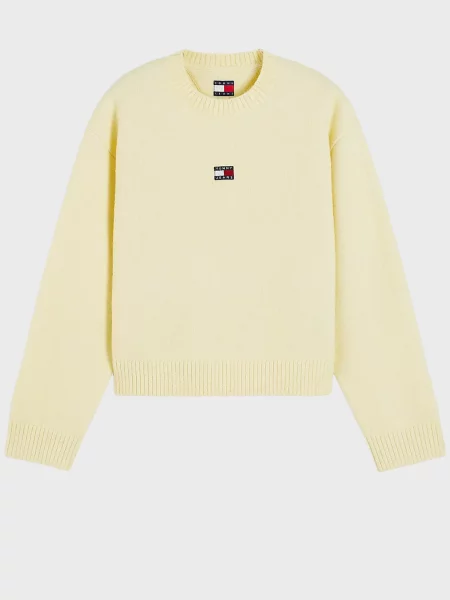 Пухнастий светр Tommy Jeans жовтий