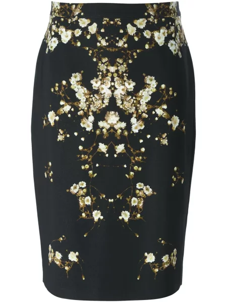 Fustă Givenchy cu imagine negru