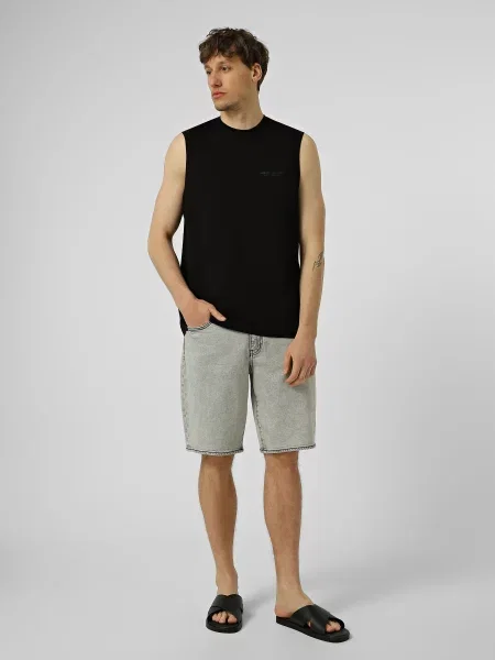 Джинсовые шорты Armani Exchange серые