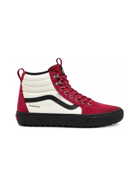 Členkové topánky Vans červená
