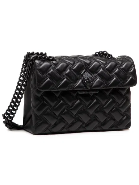 Kurt Geiger De piele geantă poștaș KENSINGTON negru