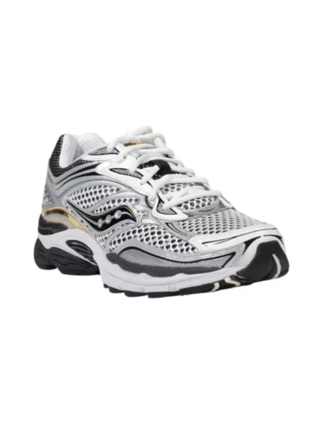 Buty do biegania Saucony sznurowane z okrągłym noskiem do biegania szare