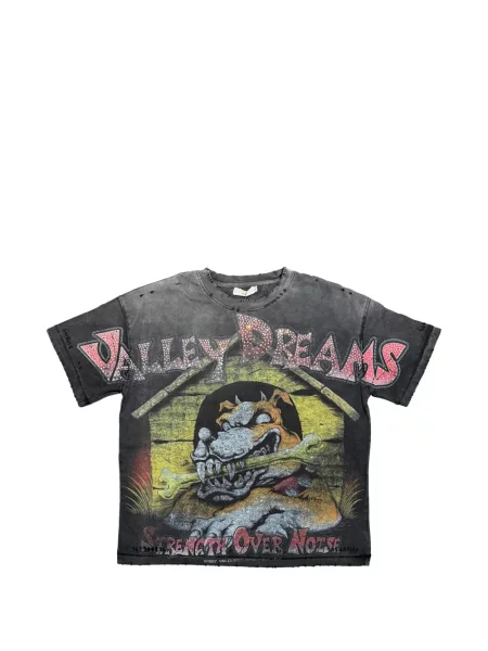 Tricou Vale zdrențuiți negru