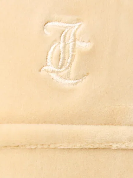 Alacsony derekú velúr nadrág Juicy Couture bézs