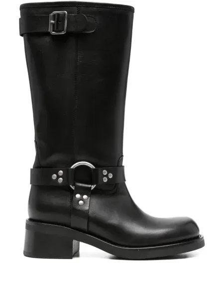 Botine P.a.r.o.s.h. cu cataramă cu tepi negru