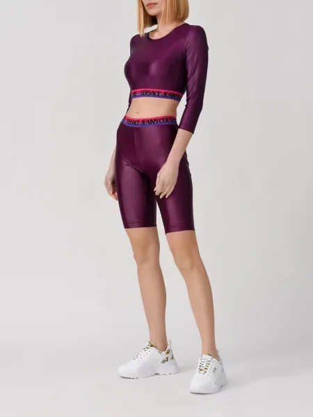 Топ Versace Jeans Couture фиолетовый