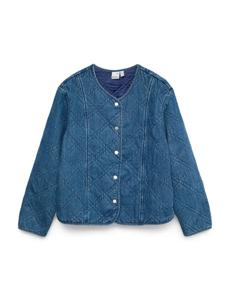VERO MODA Geacă de primăvară-toamnă VMERA denim albastru