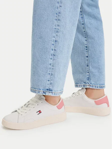 Tommy Jeans Superge Tjw Script Cupsole bela