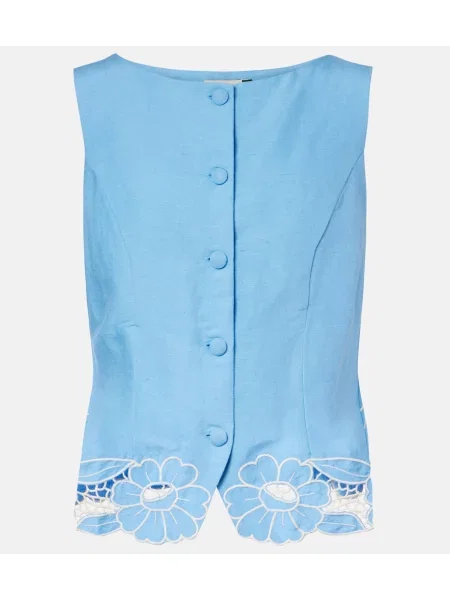 Vestă Rixo de in albastru