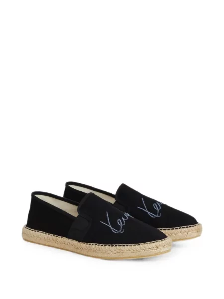 Espadrile Kenzo cu broderie negru