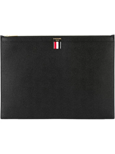 Geantă pentru laptop Thom Browne negru