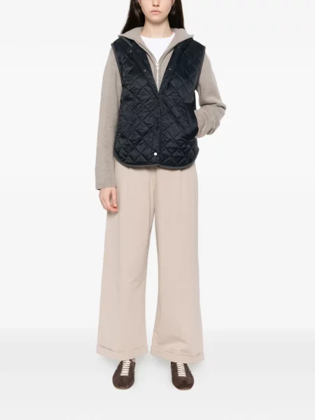 Vestă Brunello Cucinelli cu glugă negru