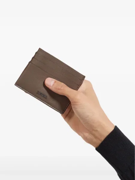 Portofel Zegna din piele maro