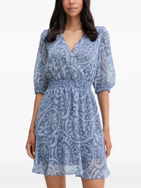 Rochie Morgan cu imagine cu model paisley plic albastru