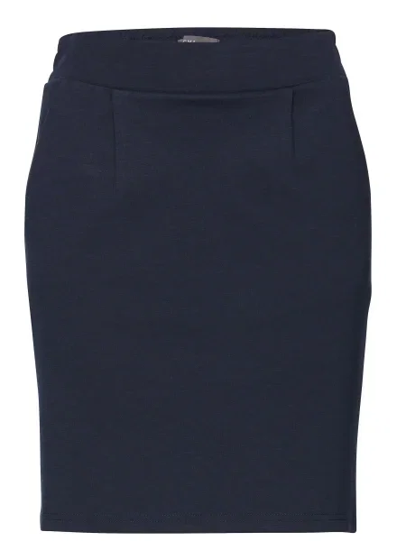 Spódnica midi Ichi do kolan niebieska