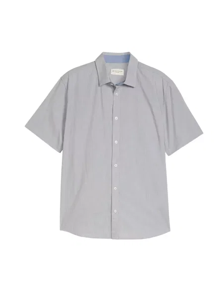 TOM TAILOR Cămașă amestecat gri