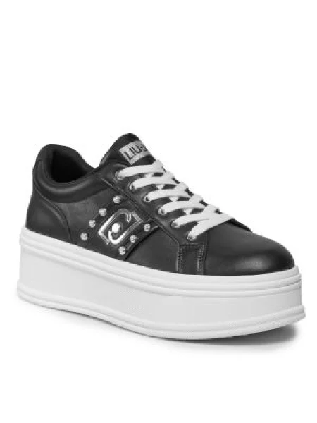 Liu Jo De piele sneakers SELMA 04 negru
