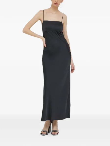Rochie maxi Abercrombie & Fitch de costum negru
