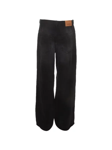 Blugi cu picior larg Isabel Marant negru