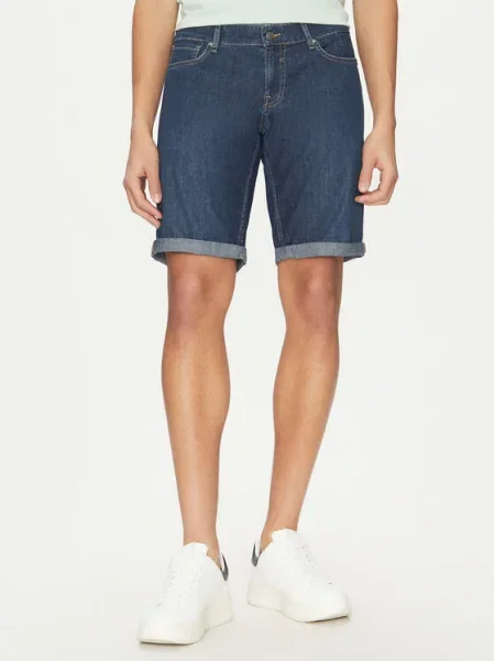 Guess Pantaloni scurți de blugi Bleumarin albastru