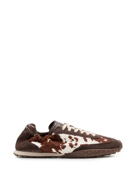 Sneakerși Hoff cu imagine maro