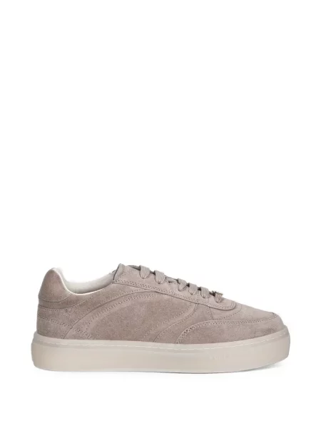 Sneakerși Furla din piele de căprioară gri