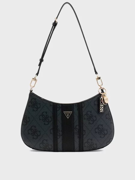 Сумка Guess з принтом сіра