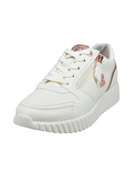 TT. BAGATT Tenisky růžově zlatá bílá