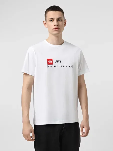 Футболка The North Face білий