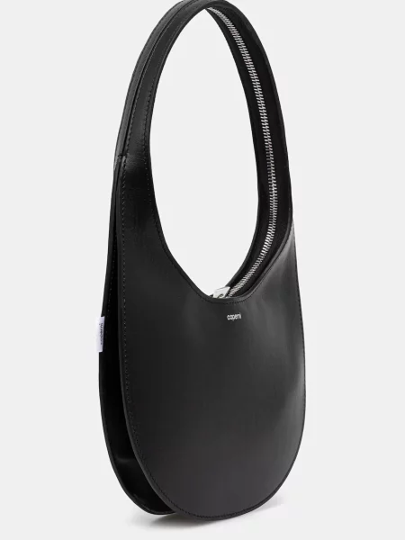 Geanta de piele Coperni din piele negru