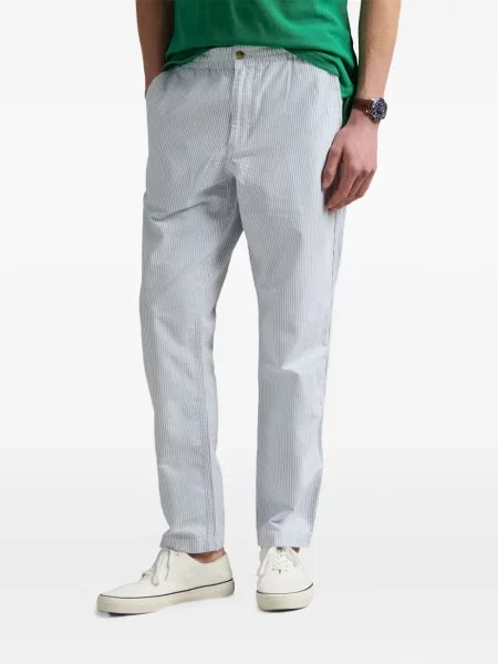 Slip de baie Polo Ralph Lauren alergare cu cordon cu imagine alb