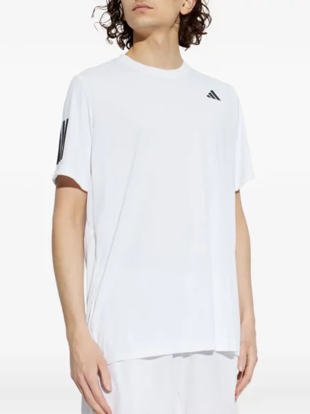 Τένις φόρεμα Adidas με λαιμόκοψη v με αυτόγραφο μαύρο