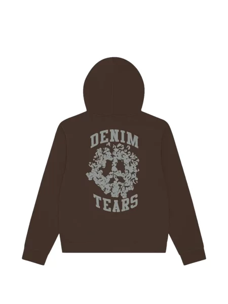 Hanorac cu glugă Denim Tears maro