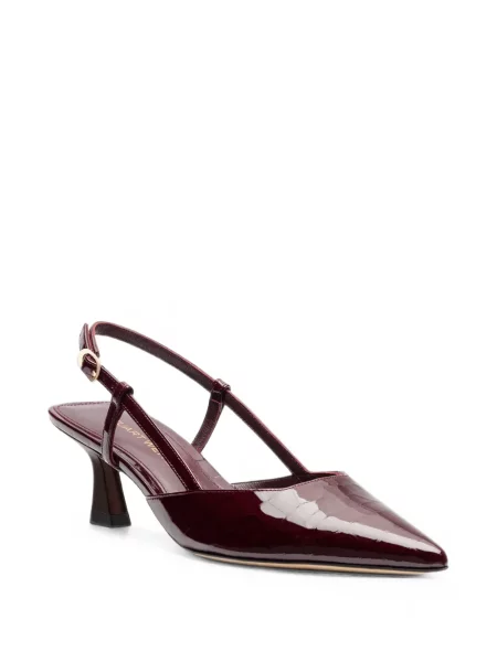 Pantofi cu toc Stuart Weitzman slingback roșu