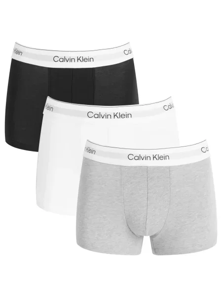 Obcisłe bokserki z elastycznym paskiem z logo w zestawie 3 szt. Calvin Klein Underwear białe