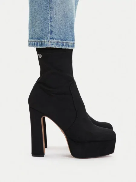 Členková obuv Nine West čierna