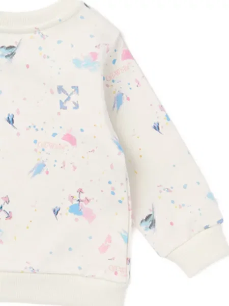 Dětska mikina Off-white bílá