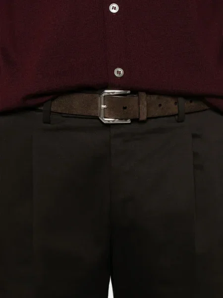 Pantaloni Pt Torino plisate maro