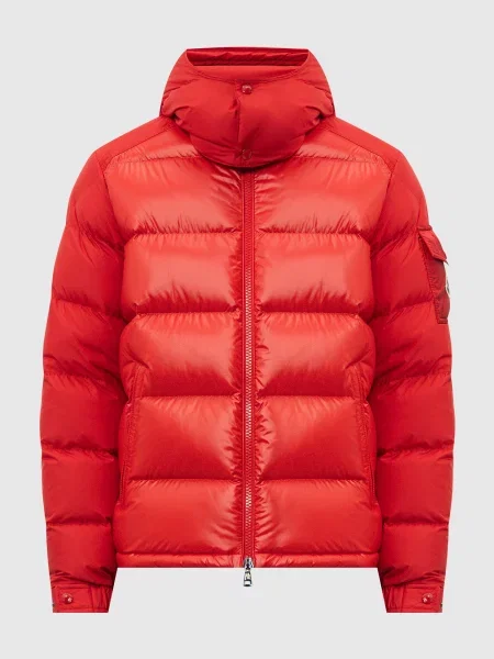 Пуховик Maya Moncler червоний