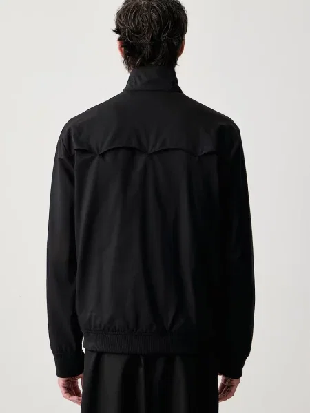 Fred Perry kurtka z lyocellem czarna
