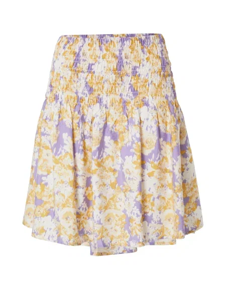 MOSS COPENHAGEN Fustă Marte Ladonna lila / portocaliu alb