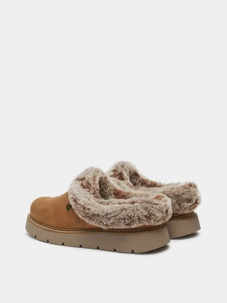 Тапочки Skechers коричневые