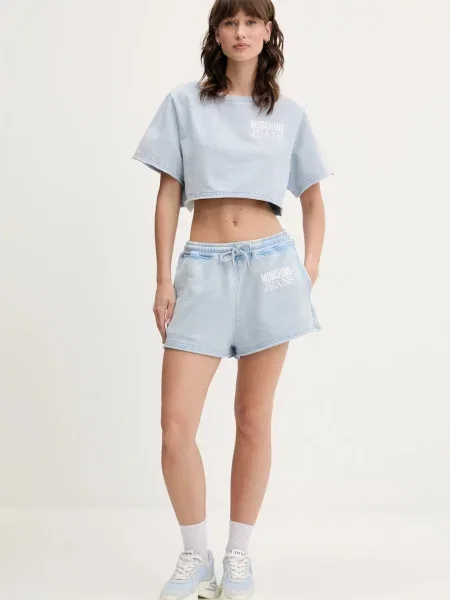 Шорти Moschino Jeans з принтом висока посадка