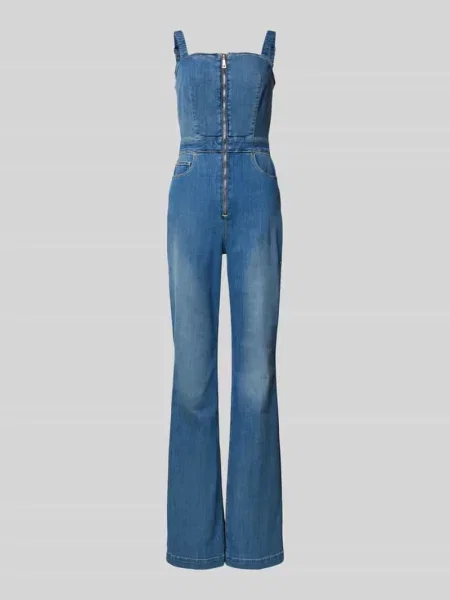 Kombinezon z imitacji denimu model ‘MARIPOSA’ Guess niebieski