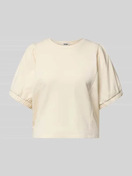 Bluza o kroju relaxed fit z okrągłym dekoltem model Aurati' Drykorn biała