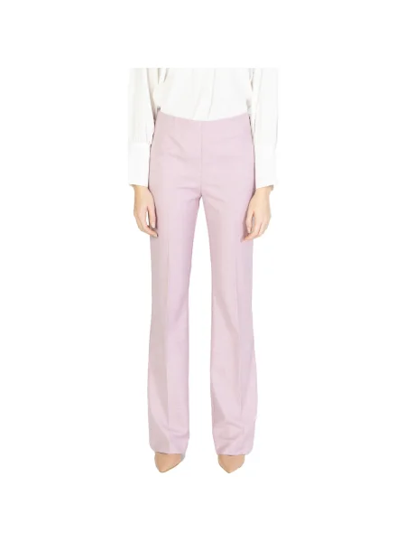 Pantaloni Sandro Ferrone alb