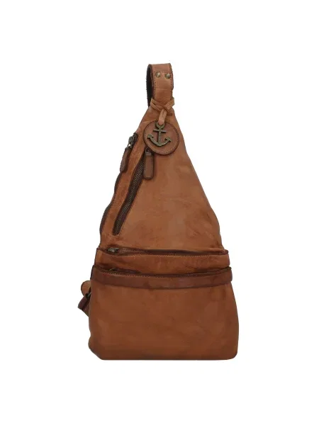 Harbour Geantă de umăr Rowan coniac maro