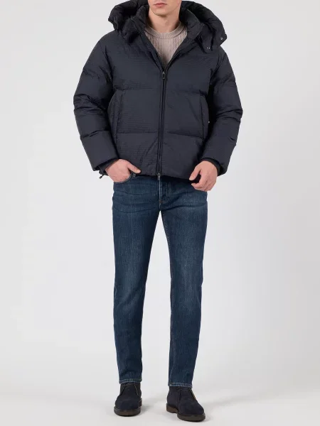 Пуховик Emporio Armani синій