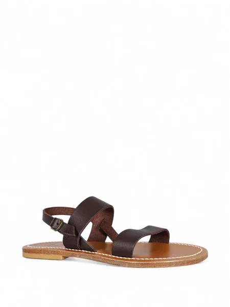 Sandale K. Jacques din piele maro