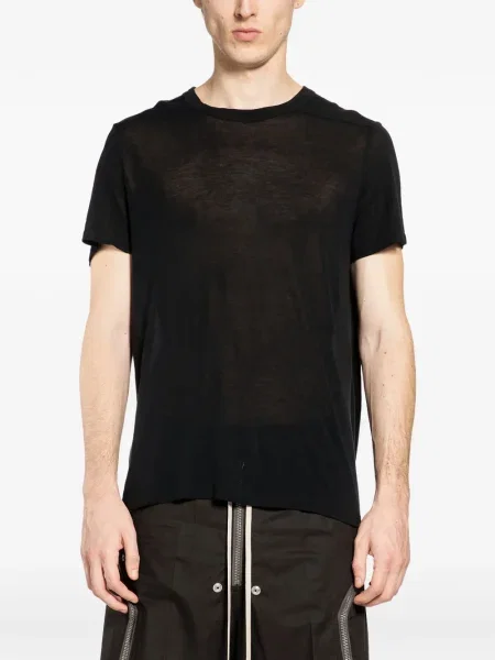 Tricou Rick Owens scurt negru